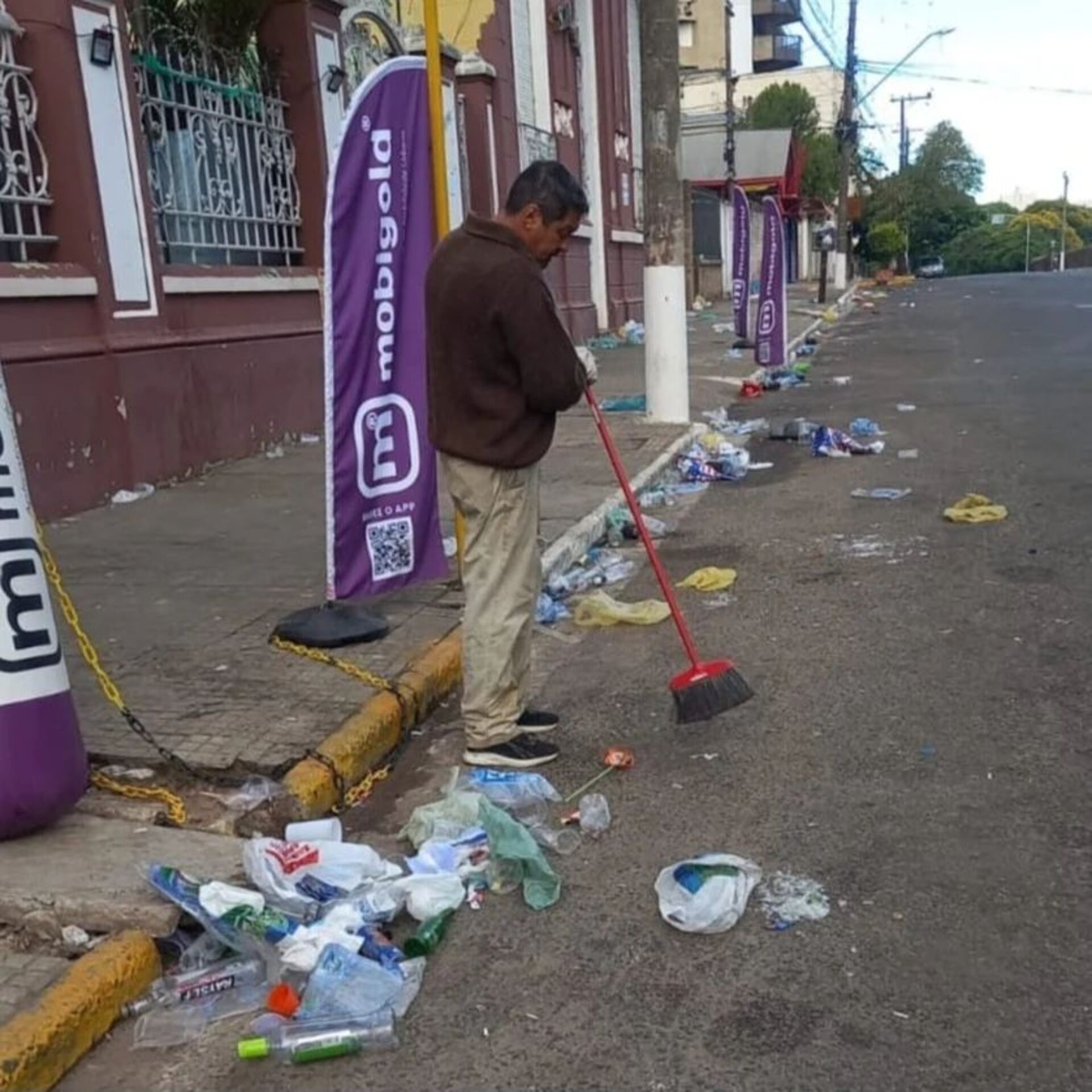 A pior situação encontrada foi na Rua Vasco Alves.