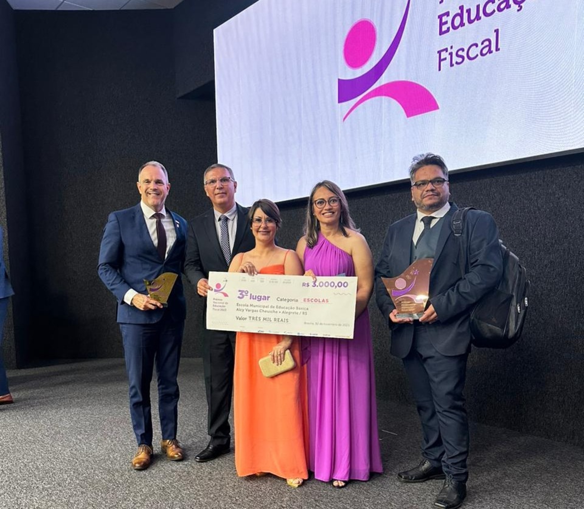 Alegrete foi premiada em evento em Brasília