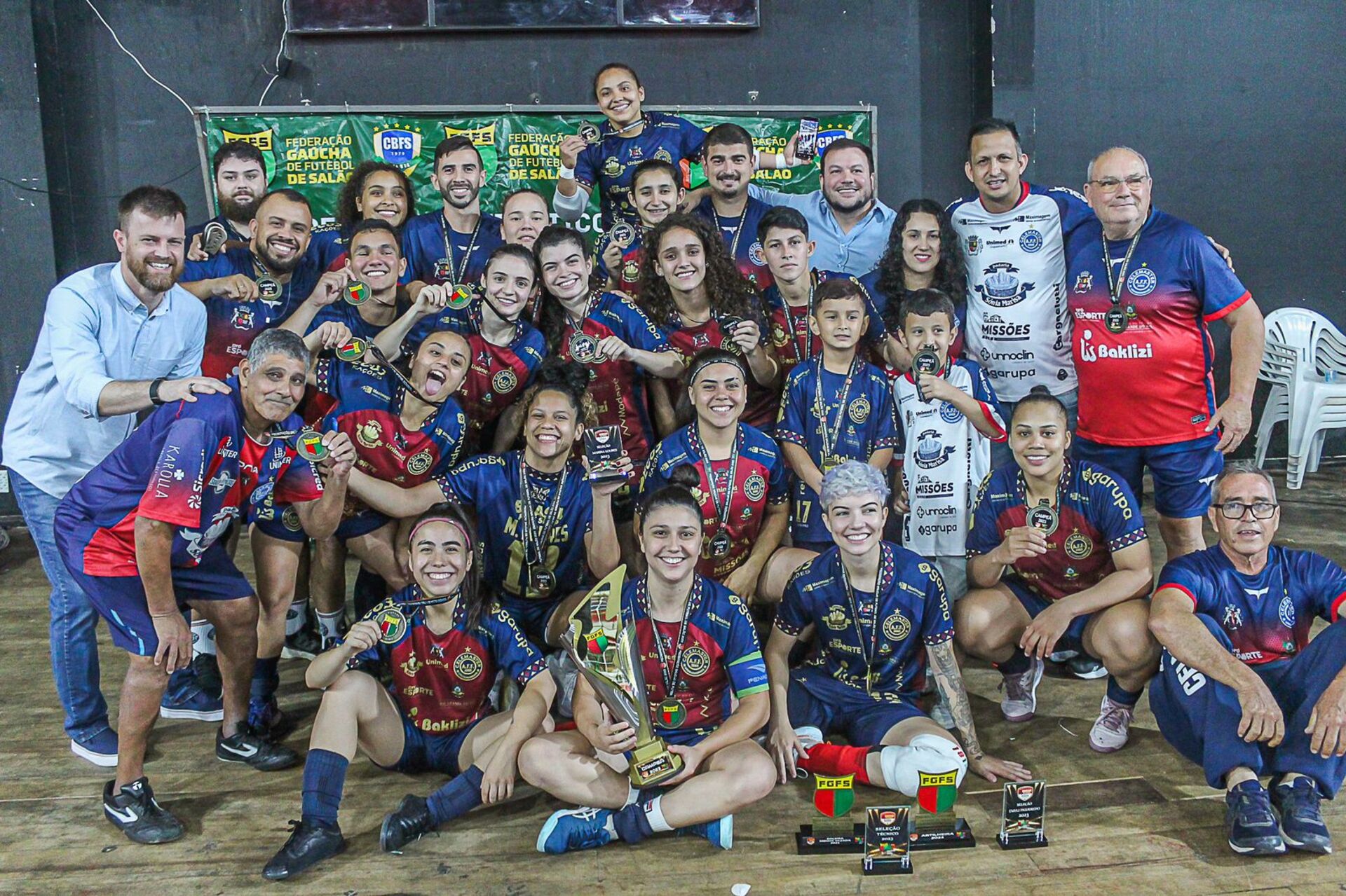 Em nova vitória sobre a equipe do Imigrante, por 5x0, time de Uruguaiana garantiu o título