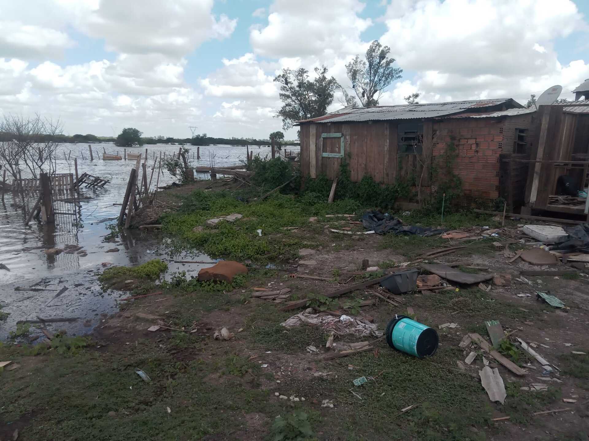 Uruguaiana foi uma das cidades mais afetadas pela enchente
