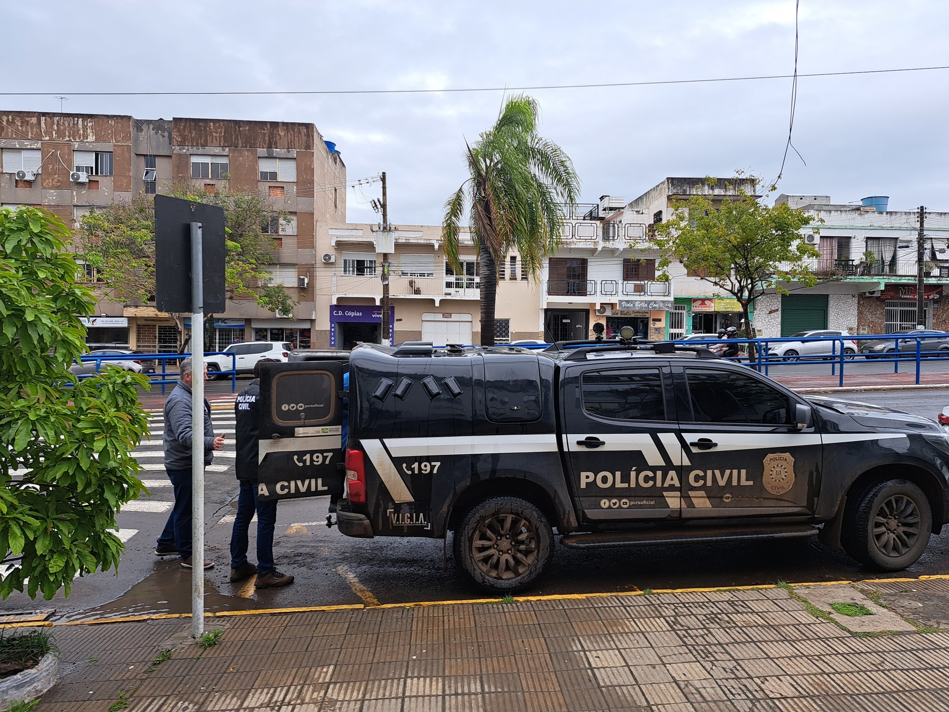 A operação mobilizou os agentes da DPCA.