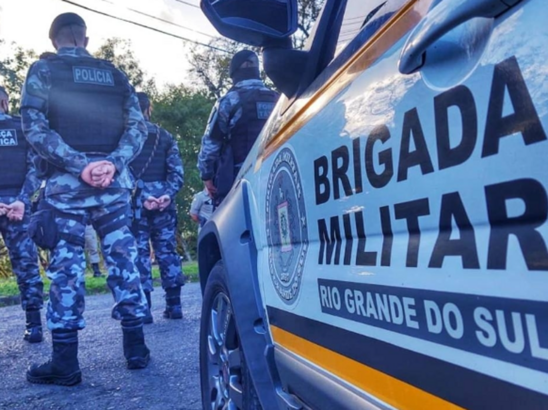 A ação foi feita pela BM