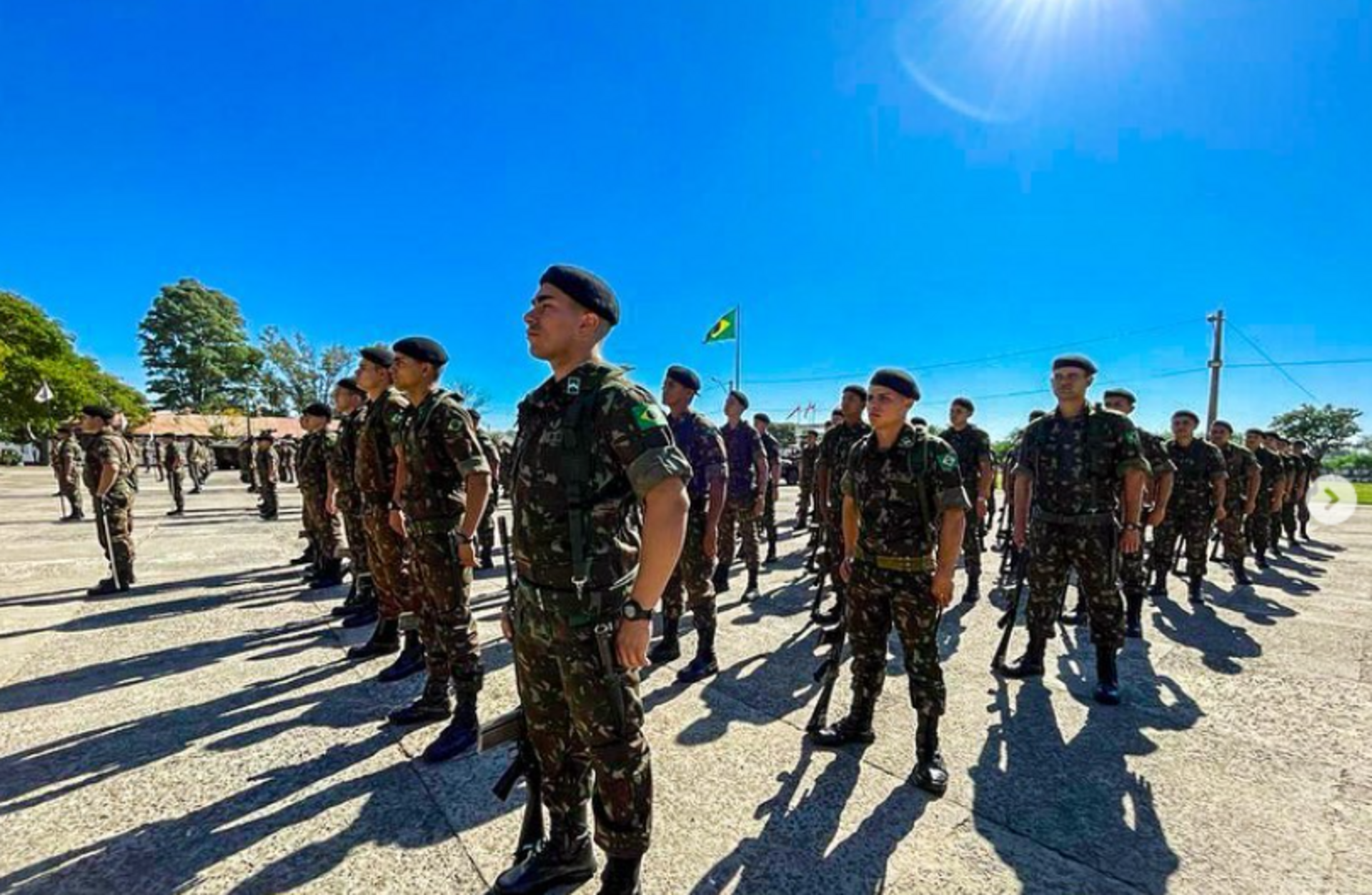 O RC Me é o único regimento de Cavalaria na guarnição de Uruguaiana
