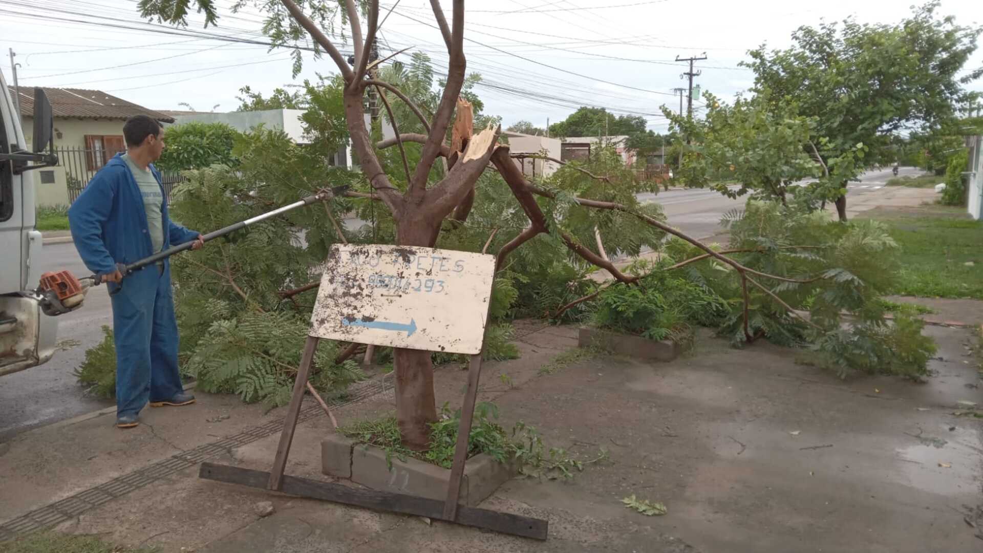 Mais de seis mil Uruguaianenses ficaram sem luz.