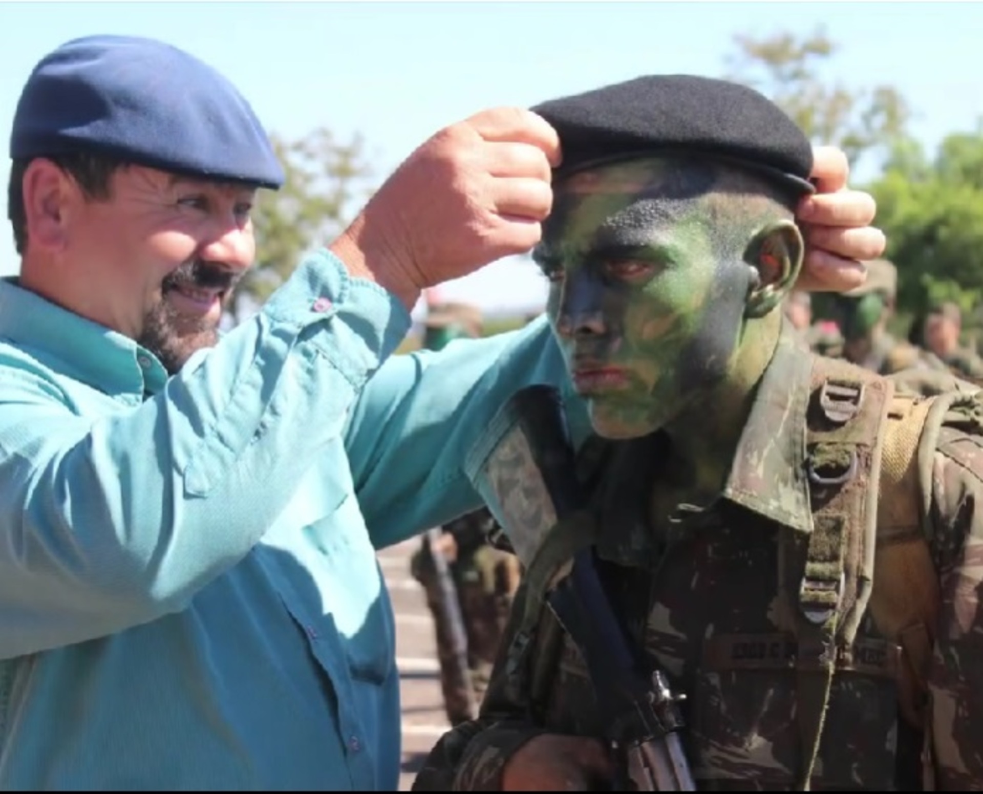 Na foto, o soldado incorporado as filas ao Exército em 2023.