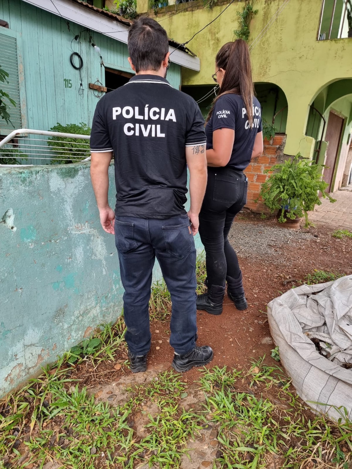 Na ocasião foi realizada a fiscalização de medidas protetivas