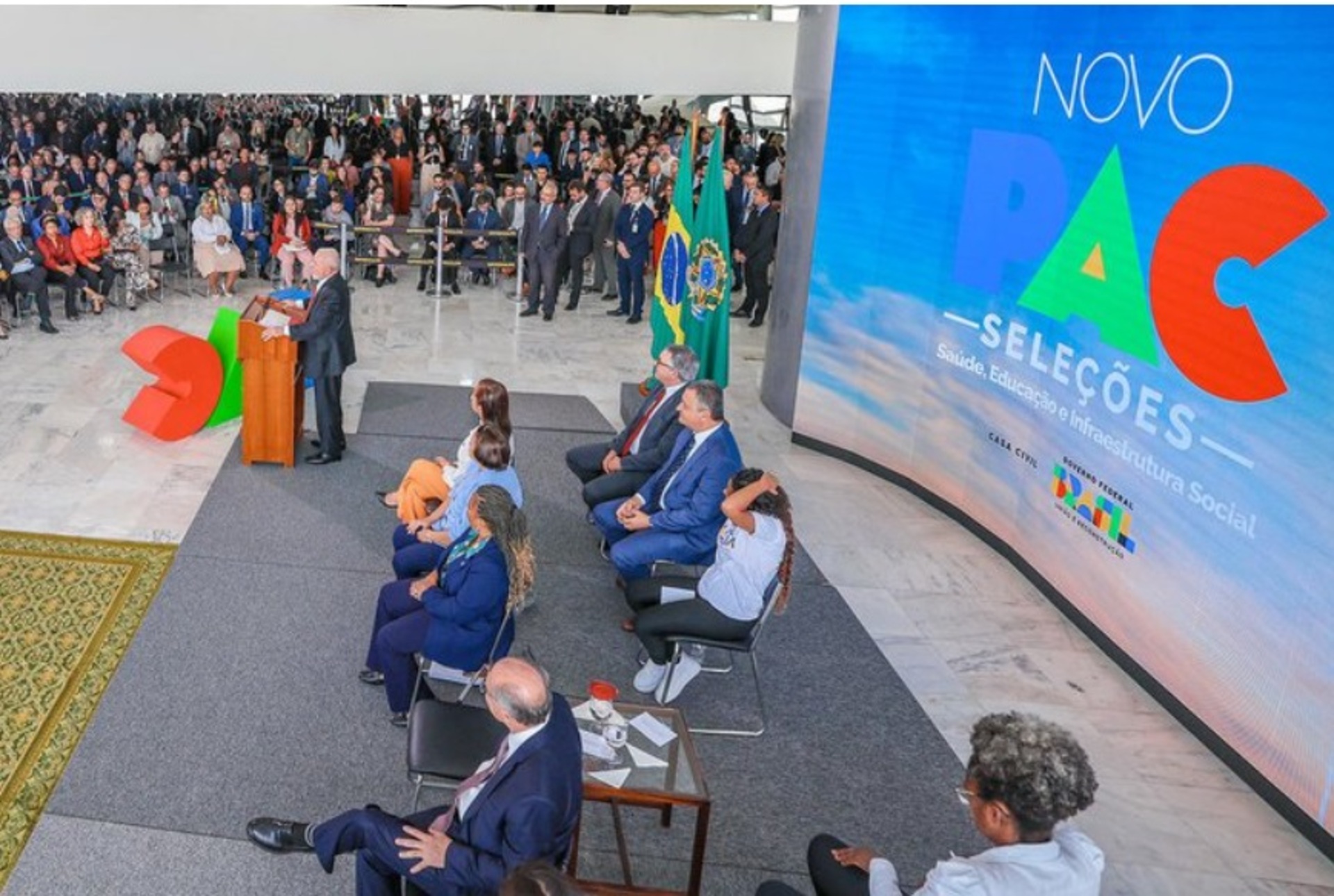 Presidente Lula durante anúncio na manhã de quinta-feira, em Brasília