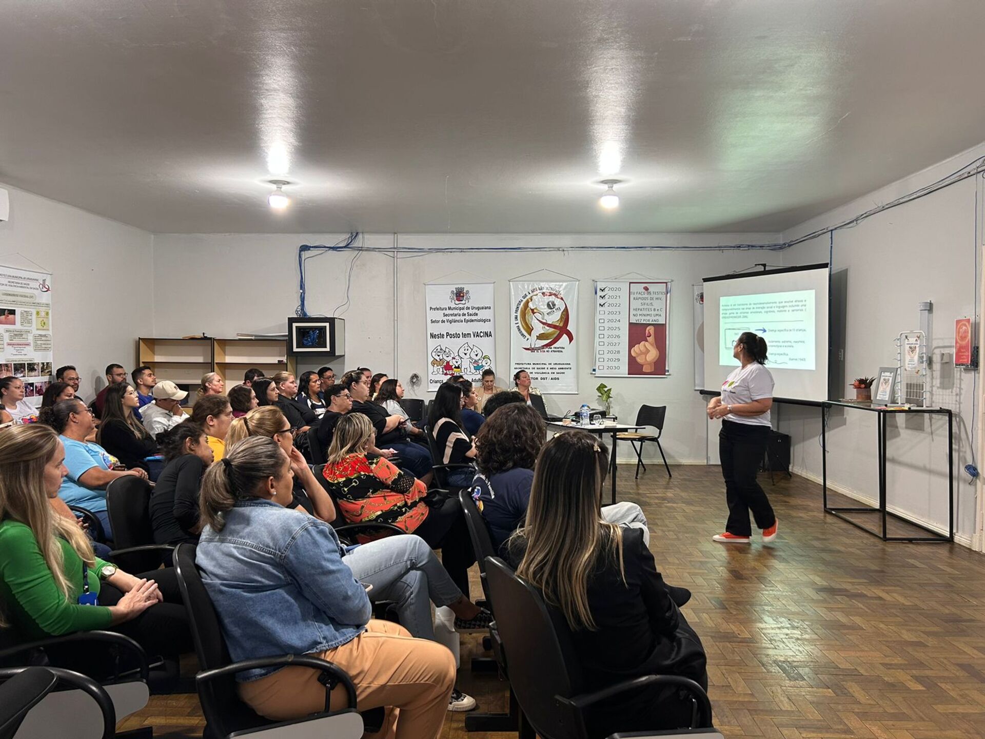 O workshop faz parte das ações do Abril Azul no município