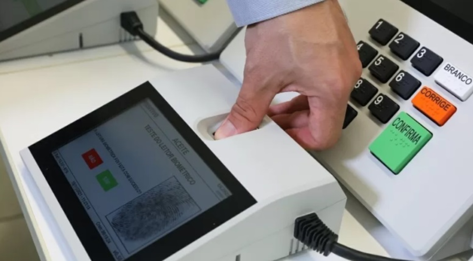 A biometria é uma tecnologia que garante maior segurança às eleições