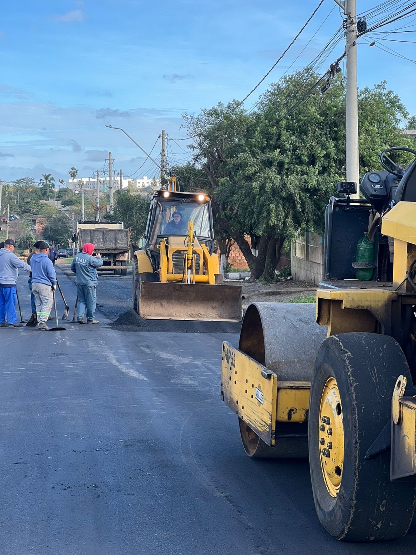 – As obras iniciaram na segunda-feira.