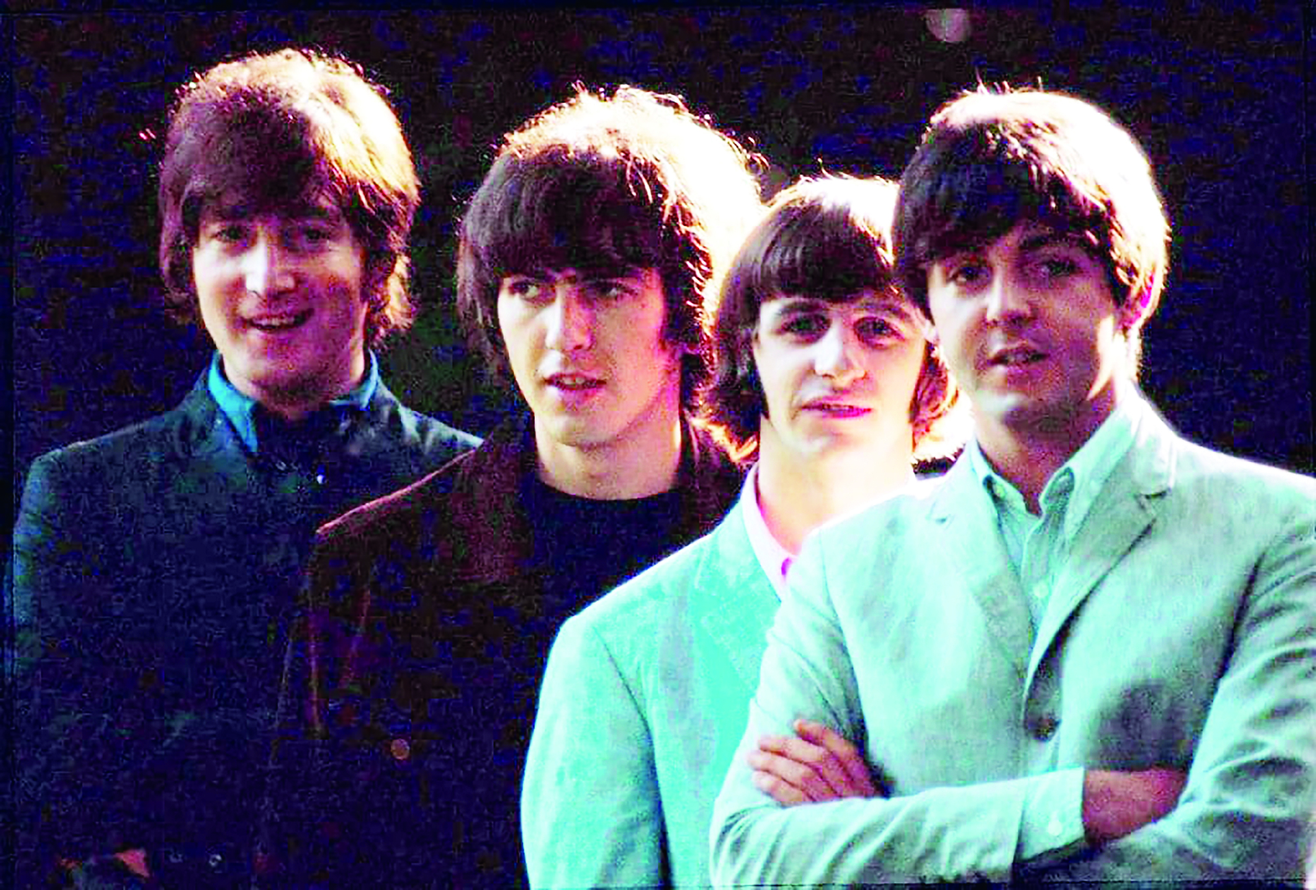 Paul McCartney, Ringo Starr, George Harrison e John Lennon formavam Os Beatles
