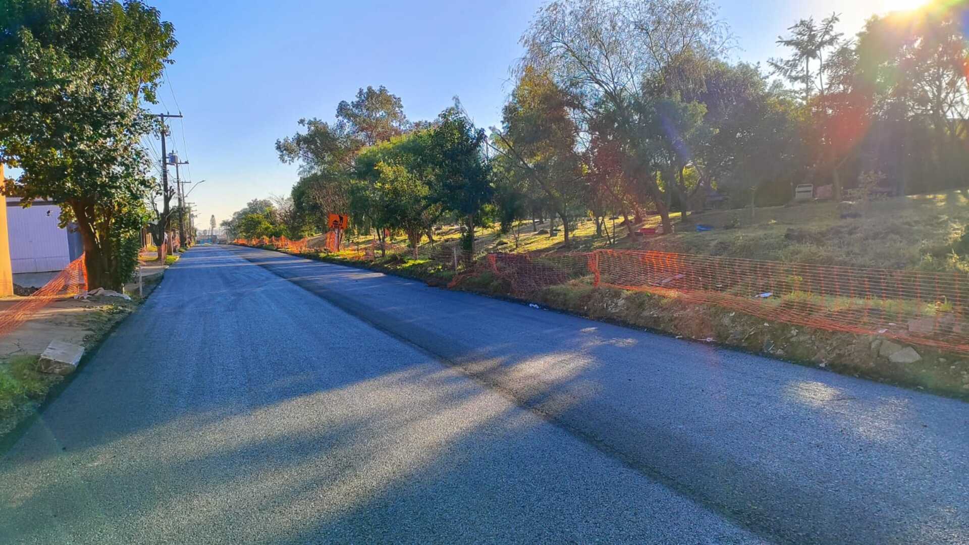 A segunda etapa contará com mais 400 metros de pavimentação.