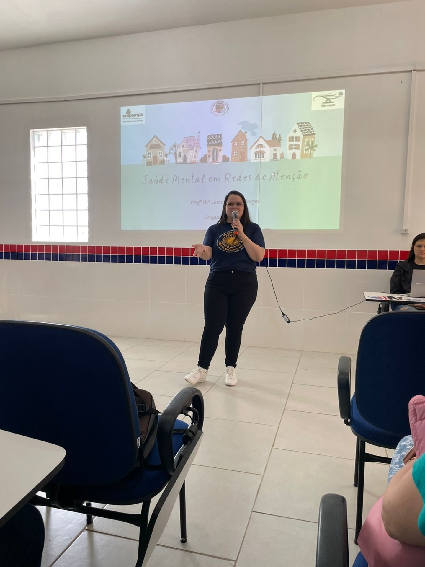 A coordenadora do setor comentou sobre a importância do evento.