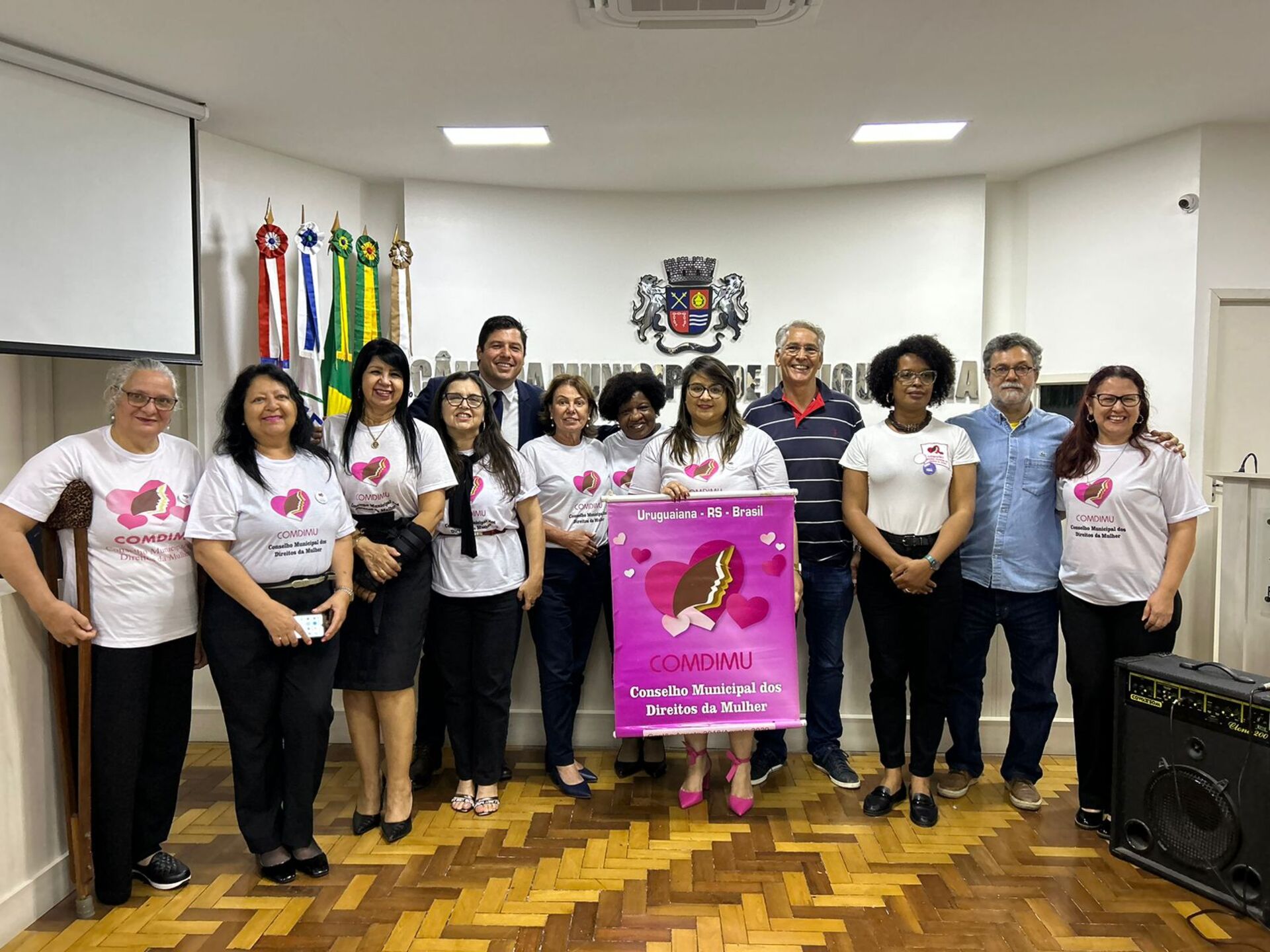 Conselho Municipal dos Direitos das Mulheres reuniu-se hoje com três dos candidatos a prefeito de Uruguaiana