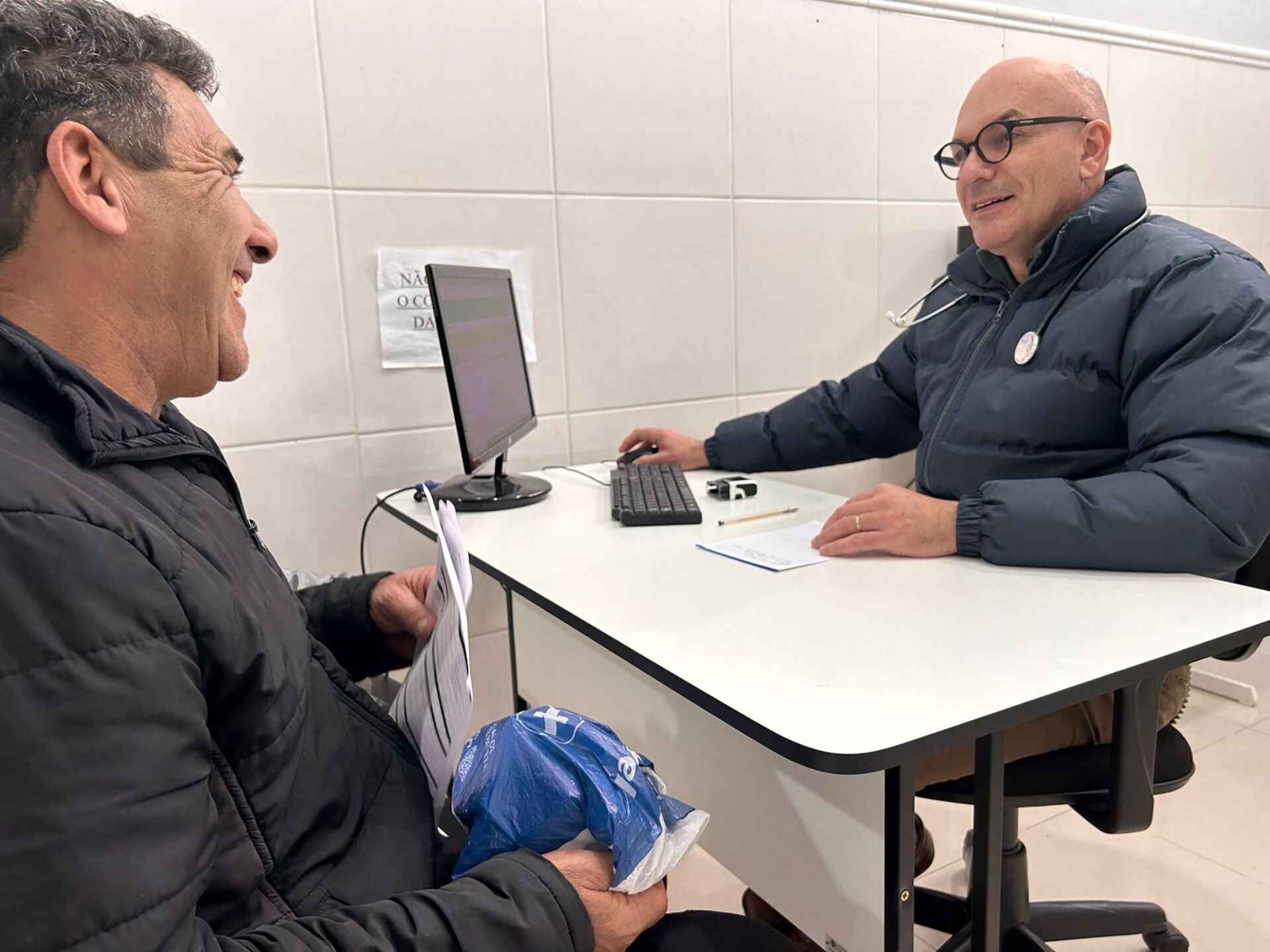 O sistema facilita os atendimentos no setor público de saúde