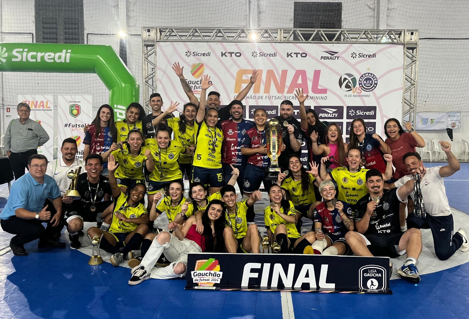 A vitória veio após uma grande reação da equipe