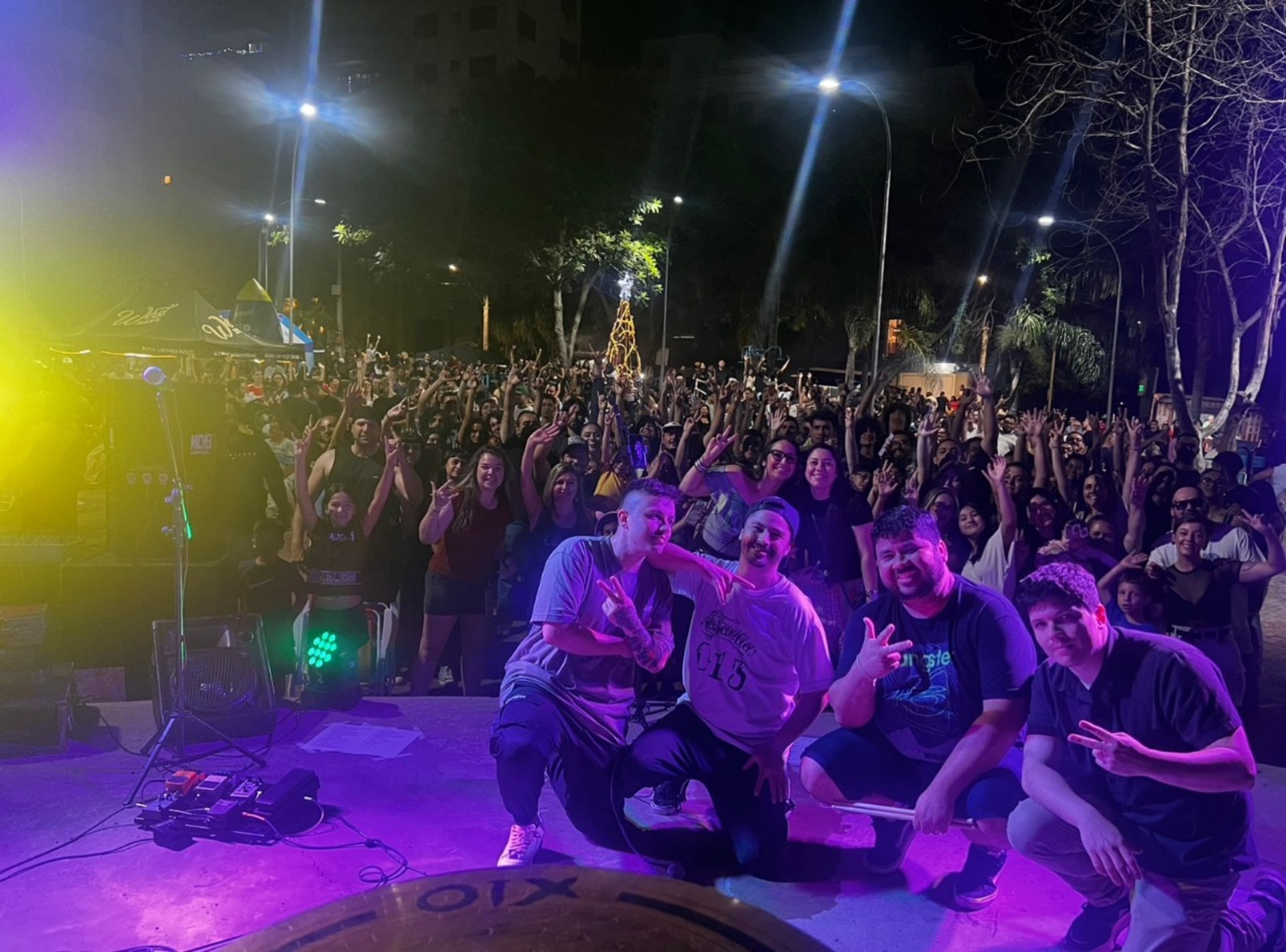 O evento foi promovido pela banda Nova Roque