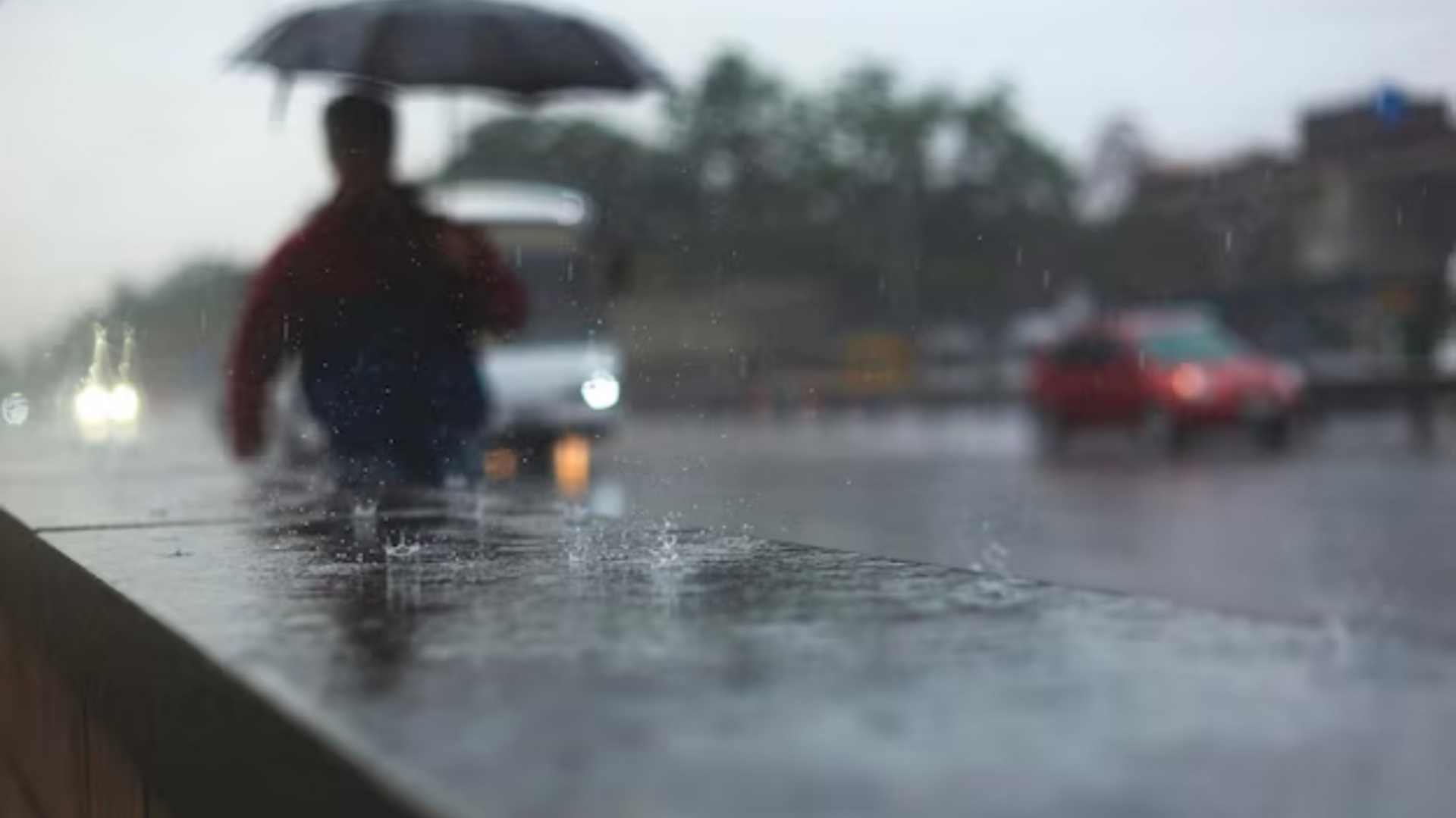 Chuva intensa na região de Uruguaiana perdura durante todo o dia.
