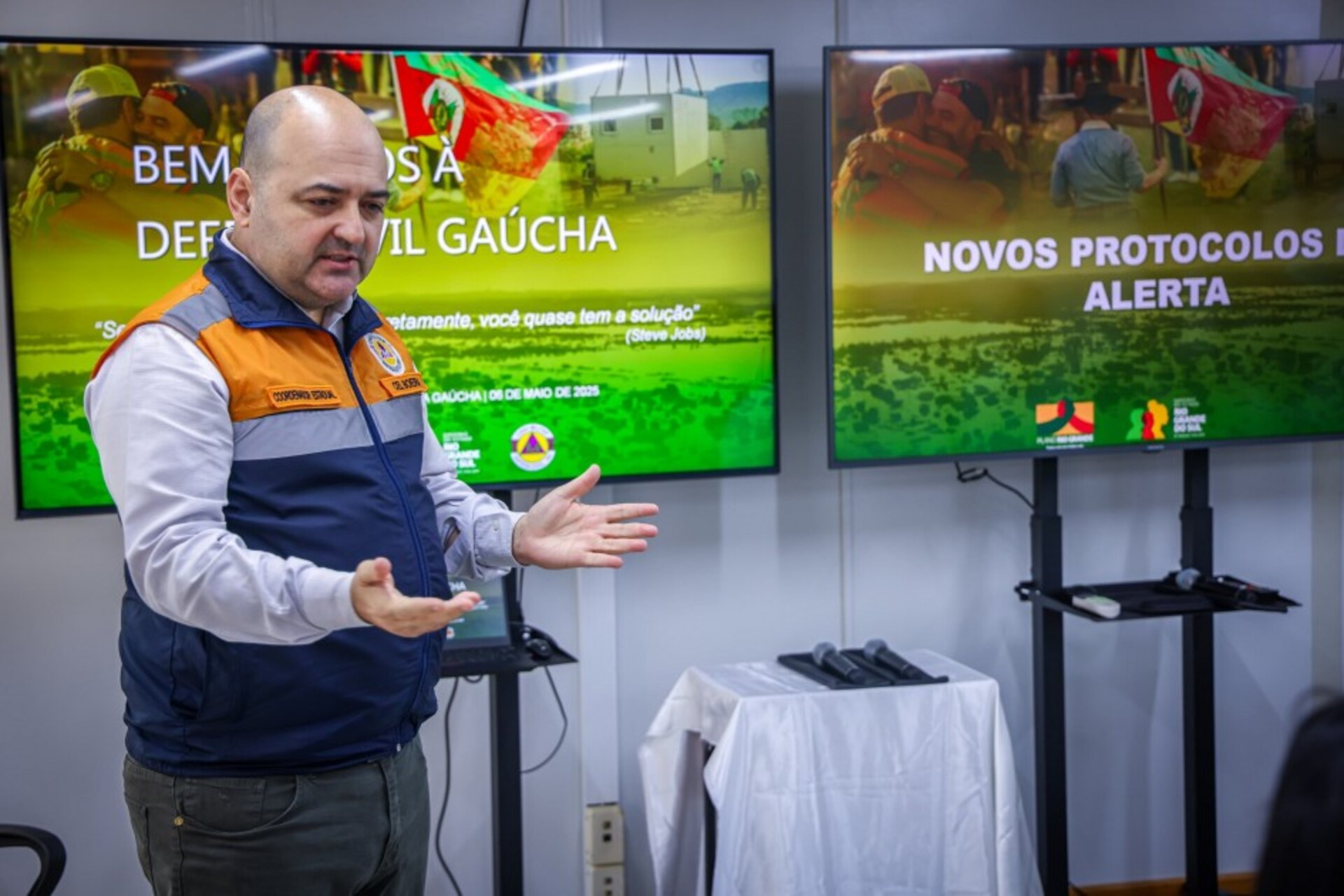 Alterações foram apresentadas nesta terça-feira, pelo chefe da Casa Militar e coordenador de Proteção e Defesa Civil, coronel Luciano Boeira.