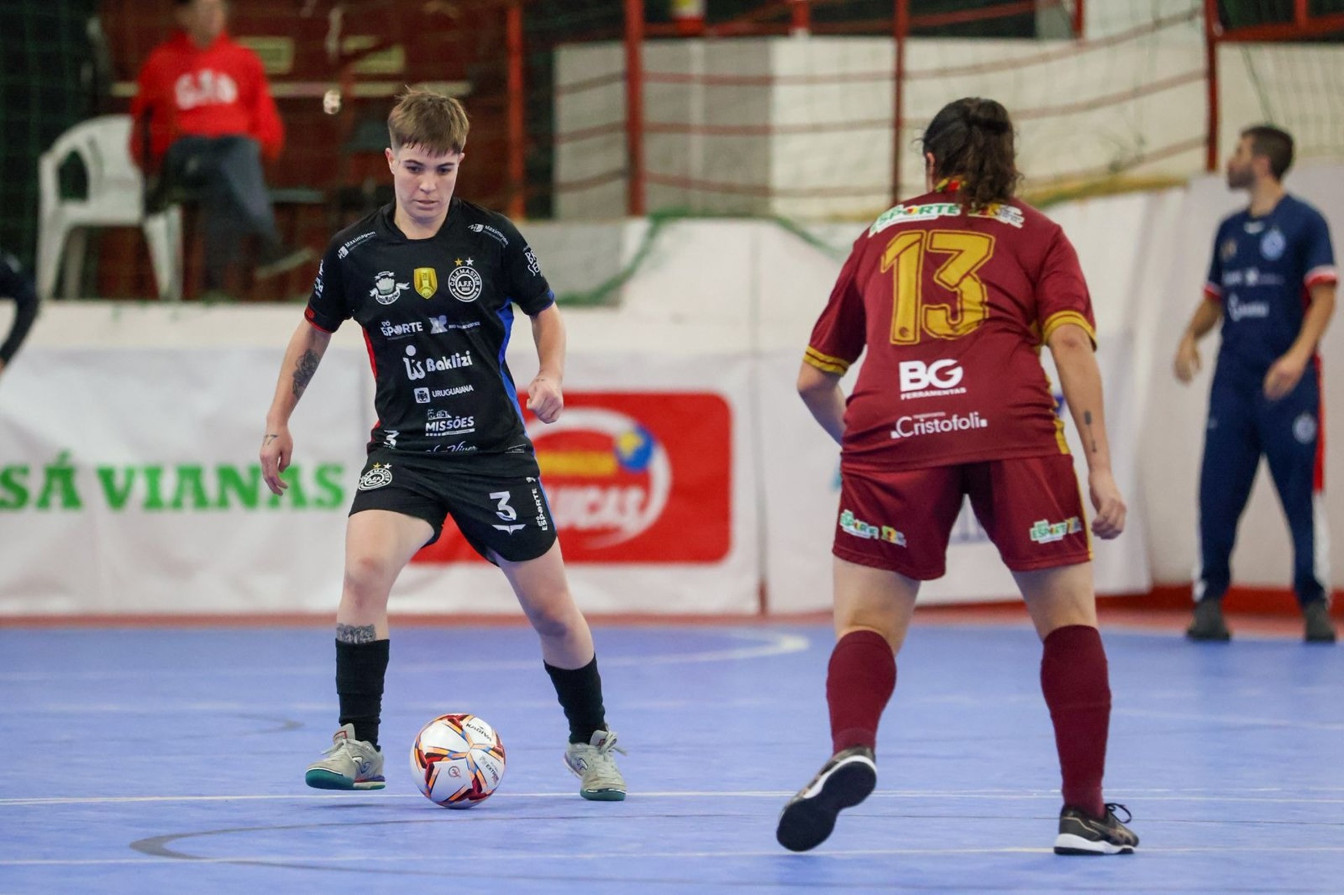 Gabizinha fez o gol da Celemaster na primeira partida da decisão