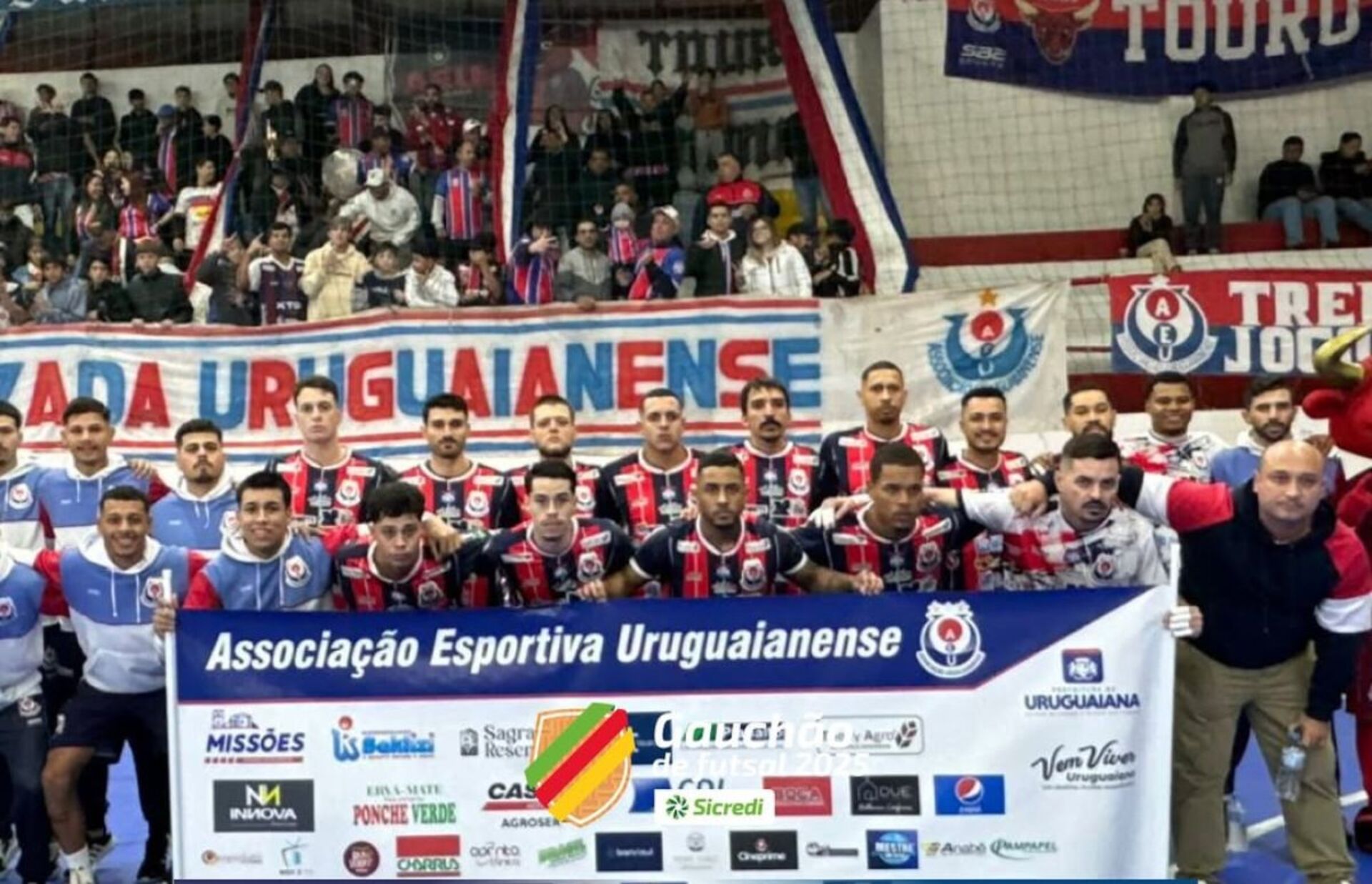 AEU recebeu a equipe do Lagoa Futsal, considerada a melhor do futsal gaúcho no primeiro semestre