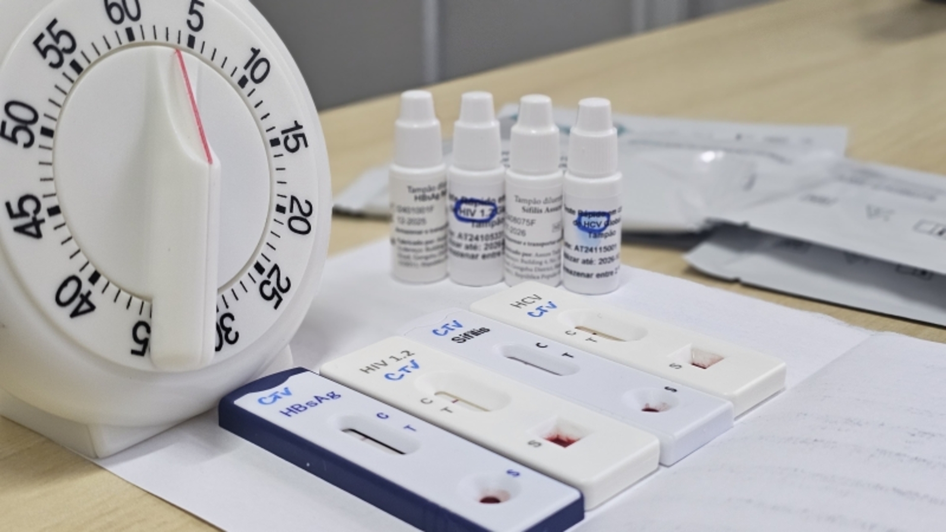 Serão oferecidos testes gratuitos, rápidos e sigilosos