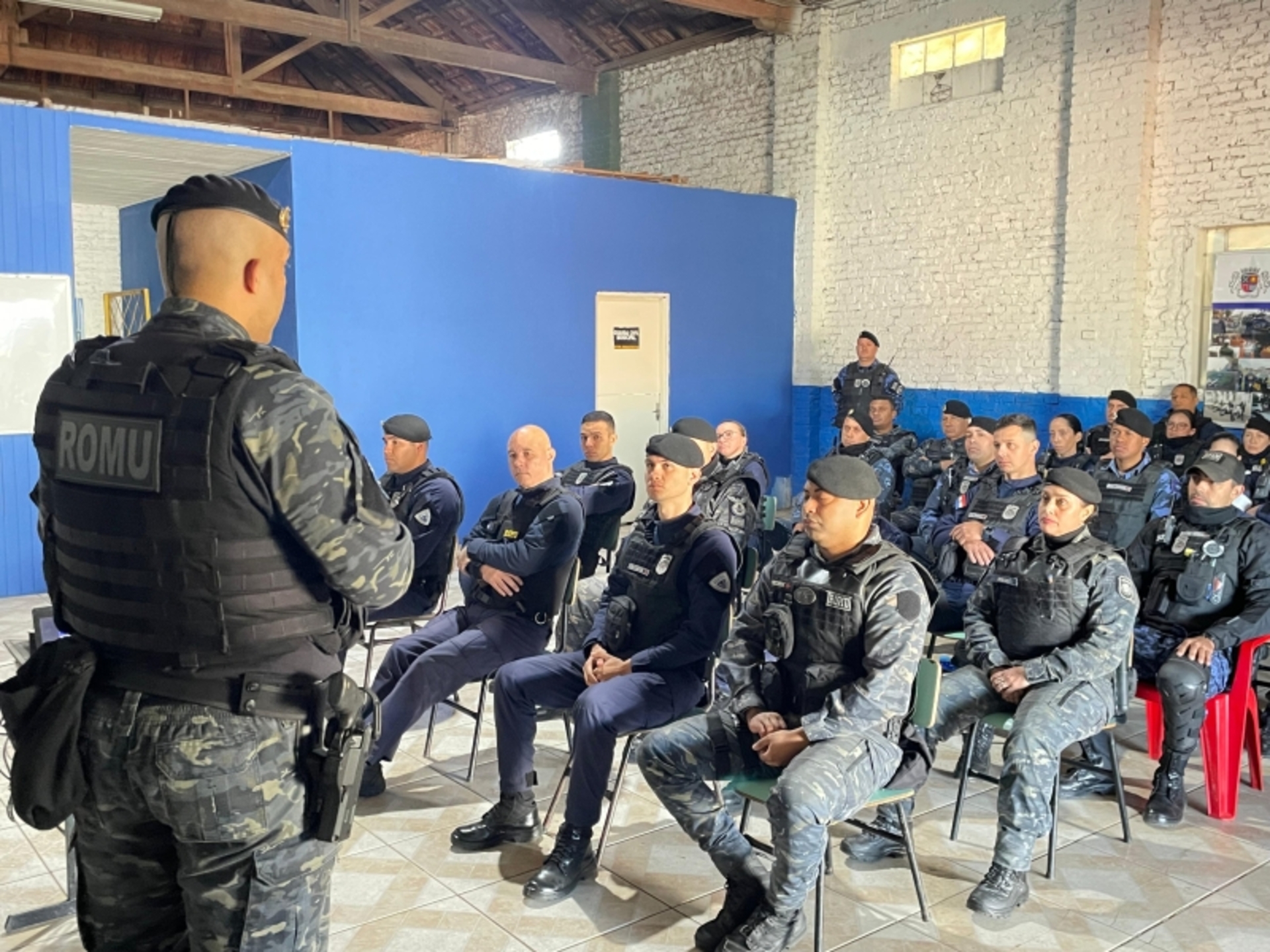 A capacitação foi realizada pela parte da manhã, na Sestra.