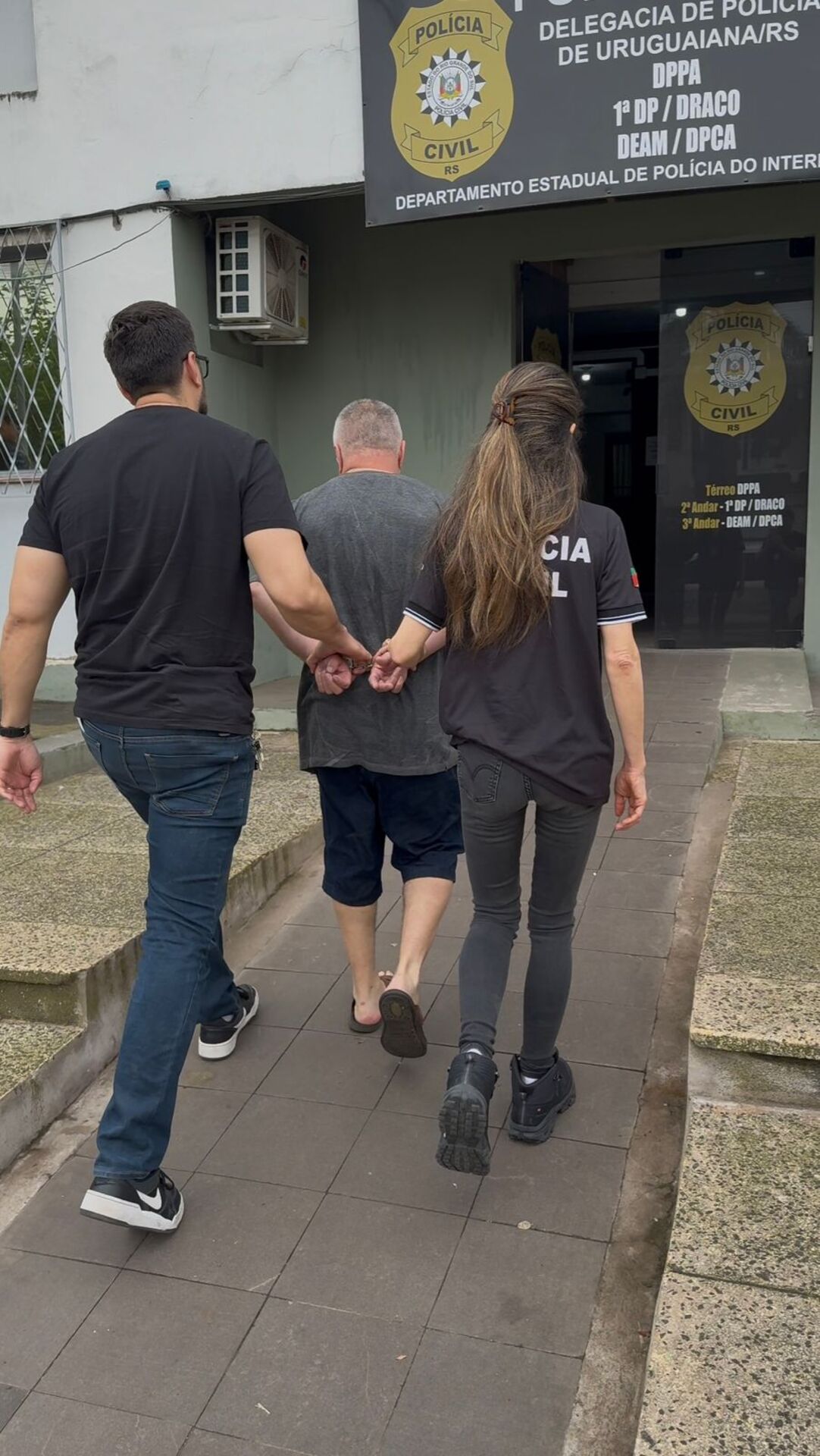 Prisão preventiva foi deferida pela 2ª Vara Criminal da Comarca de Uruguaiana.