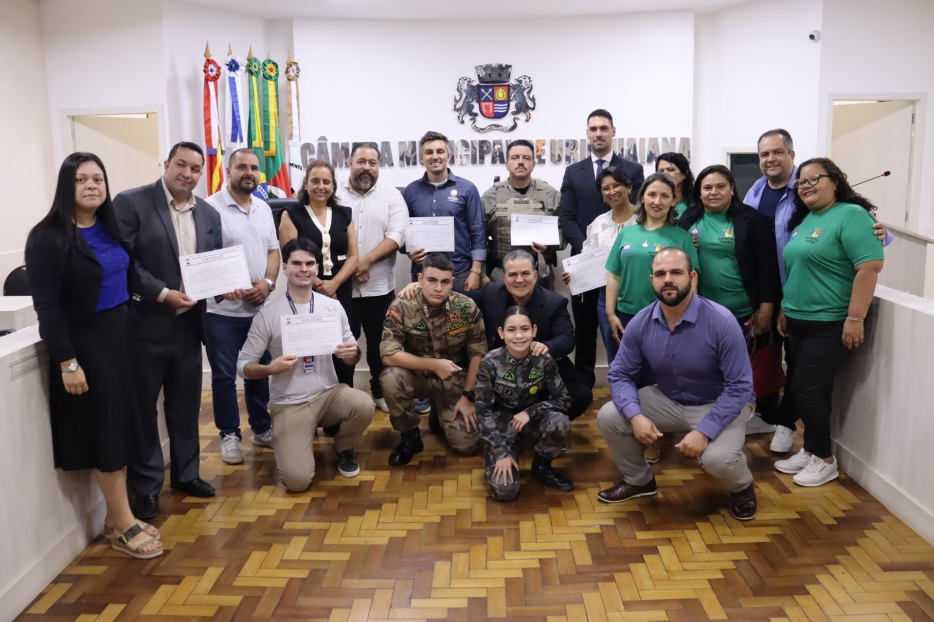 Câmara entrega certificados a destaques de Uruguaiana