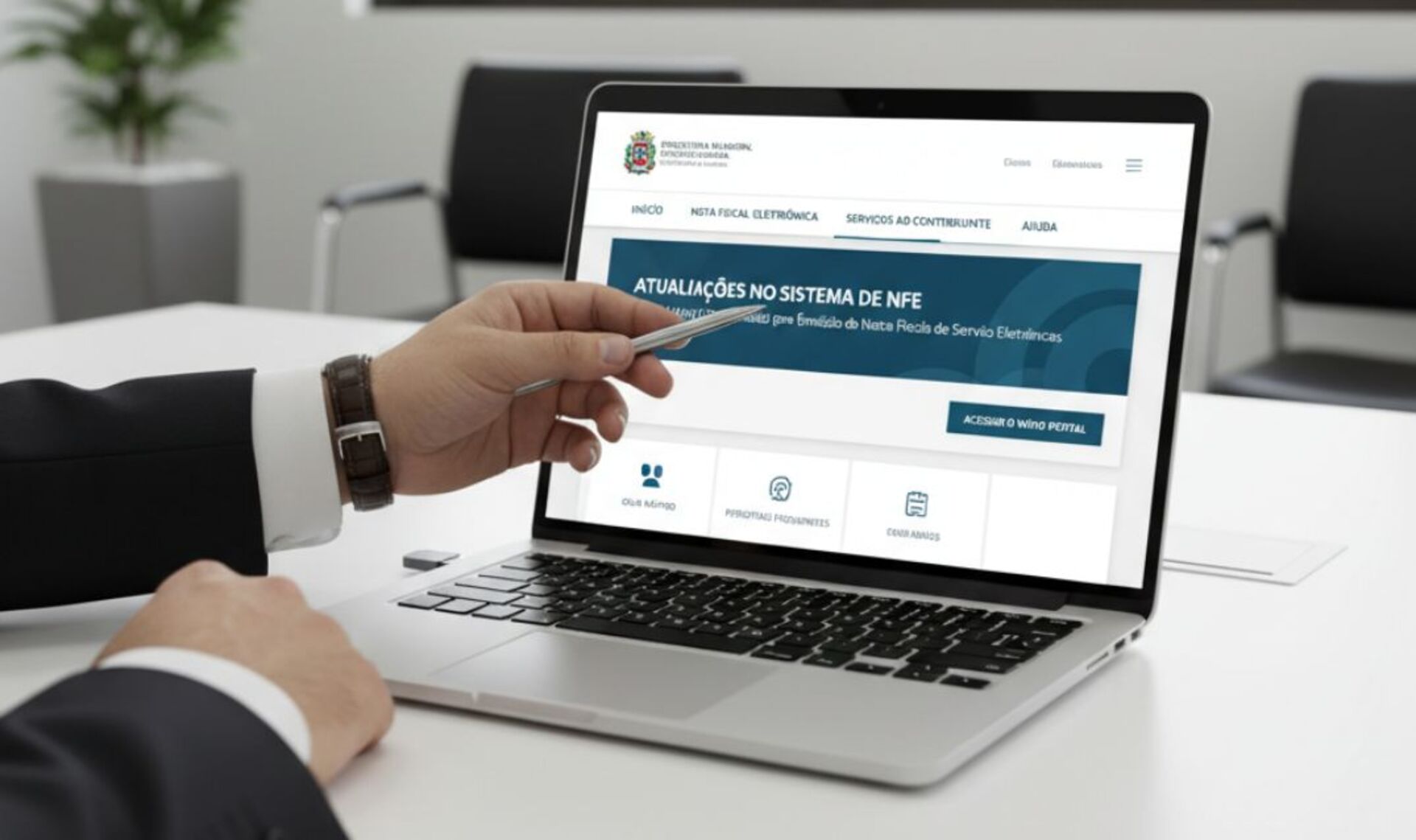 Profissionais participam da capacitação gratuita para emissão de Notas Fiscais Eletrônicas e aprendizado sobre o ISS Digital.
