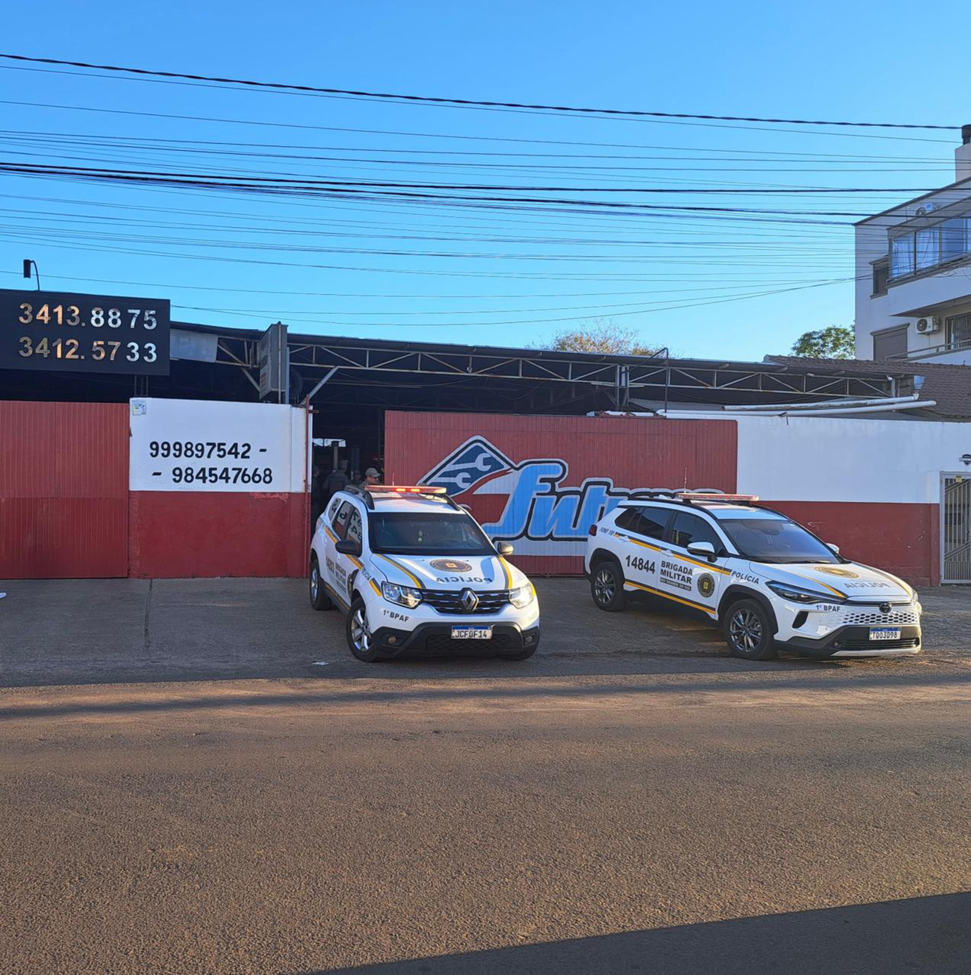 A explosão aconteceu durante um serviço de soldagem na Futura Auto Center, no bairro São João