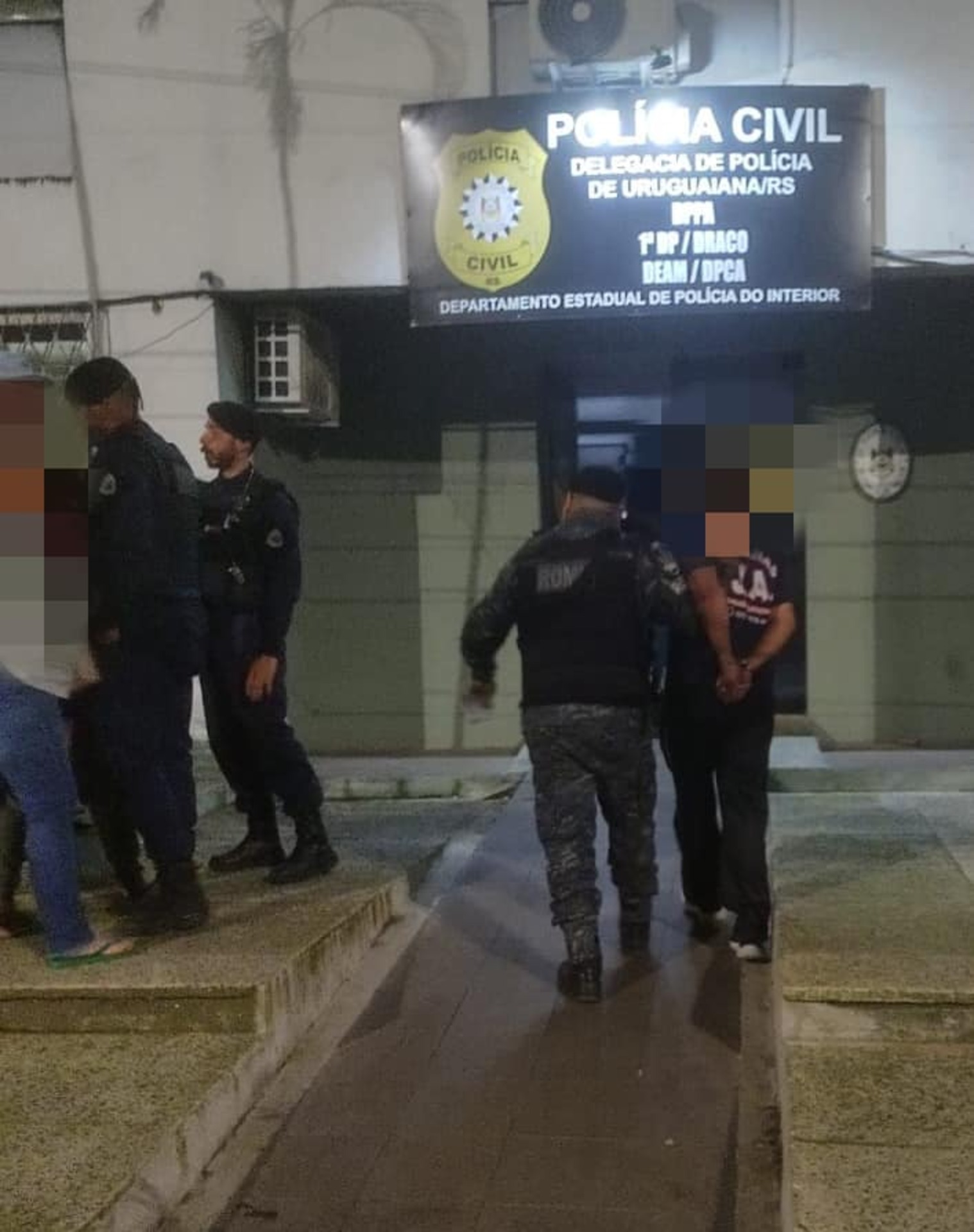 Homem foi preso em flagrante e encaminhado ao sistema prisional.