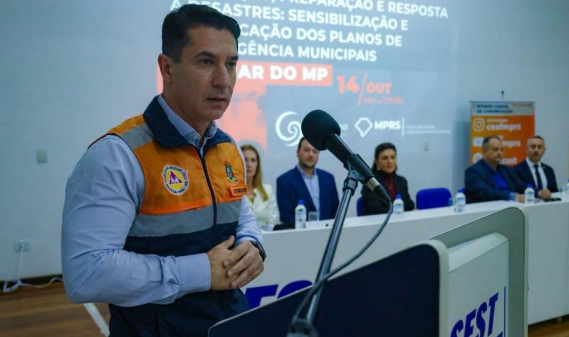 Seminário do MP reuniu em Uruguaiana especialistas e gestores para fortalecer a prevenção e resposta a desastres climáticos.