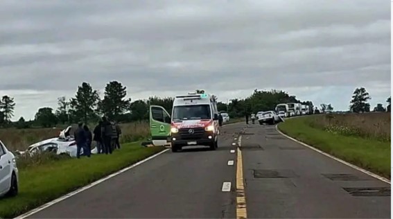 Uruguaianense morre em acidente na Ruta 14; outras três pessoas estão feridas